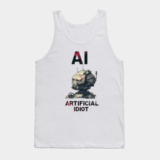 AI = Artificial Idiot Tank Top